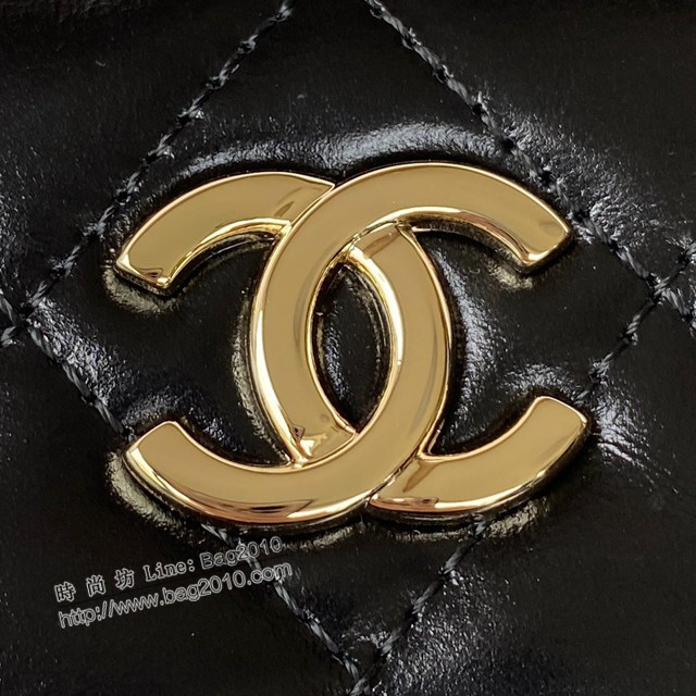Chanel專櫃新款22A高級手工坊AS3332雙肩包 香奈兒油蠟皮女士雙肩背包 djc4507